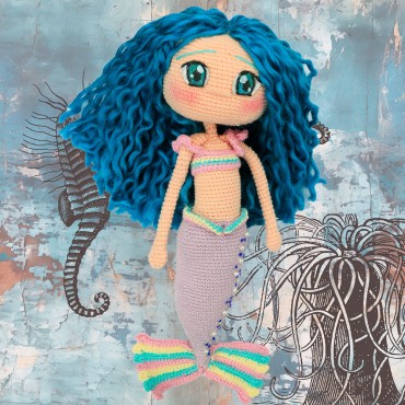 Patrón Amigurumi Sirena...