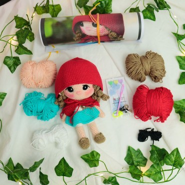 Kit Amigurumi: Caperucita Roja: Teje tu propio cuento de hadas