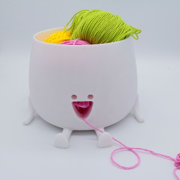 Bol para tejer, cuenco para hilo Garni